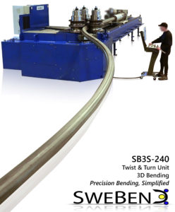 SweBend SB3S-240 roller coaster production - section bending -4